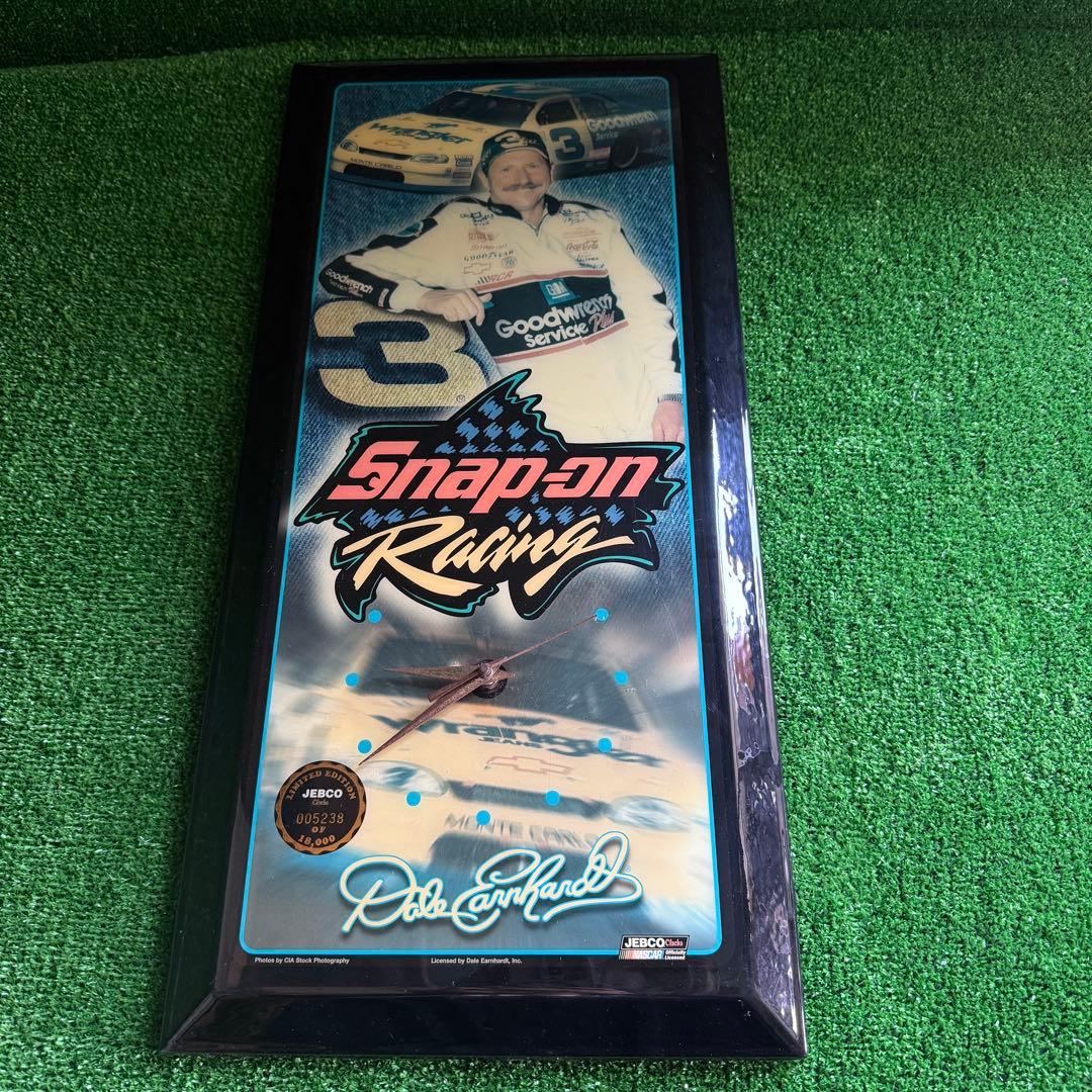 ＆】激レア デイル・アーンハート スナップオン 掛時計 SNAP-ON