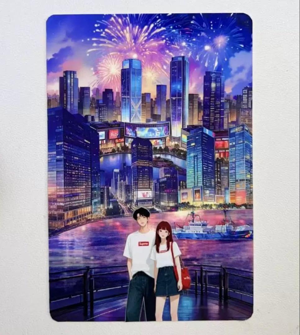 海外マスキングテープ巻売り 霞虹都市 風景マスキングテープ 人物マステ