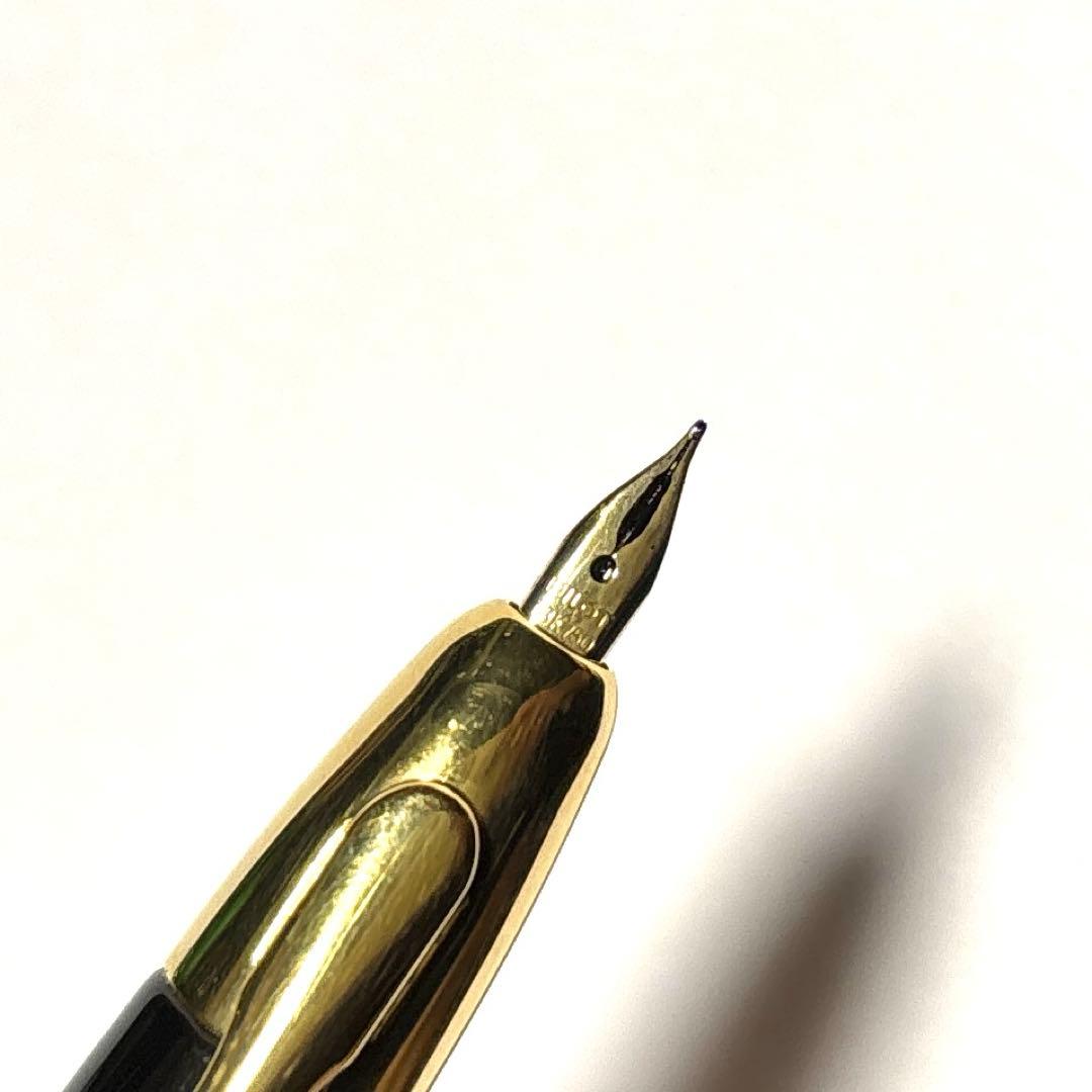 PILOT パイロット ノック式 万年筆 ペン先18K 750