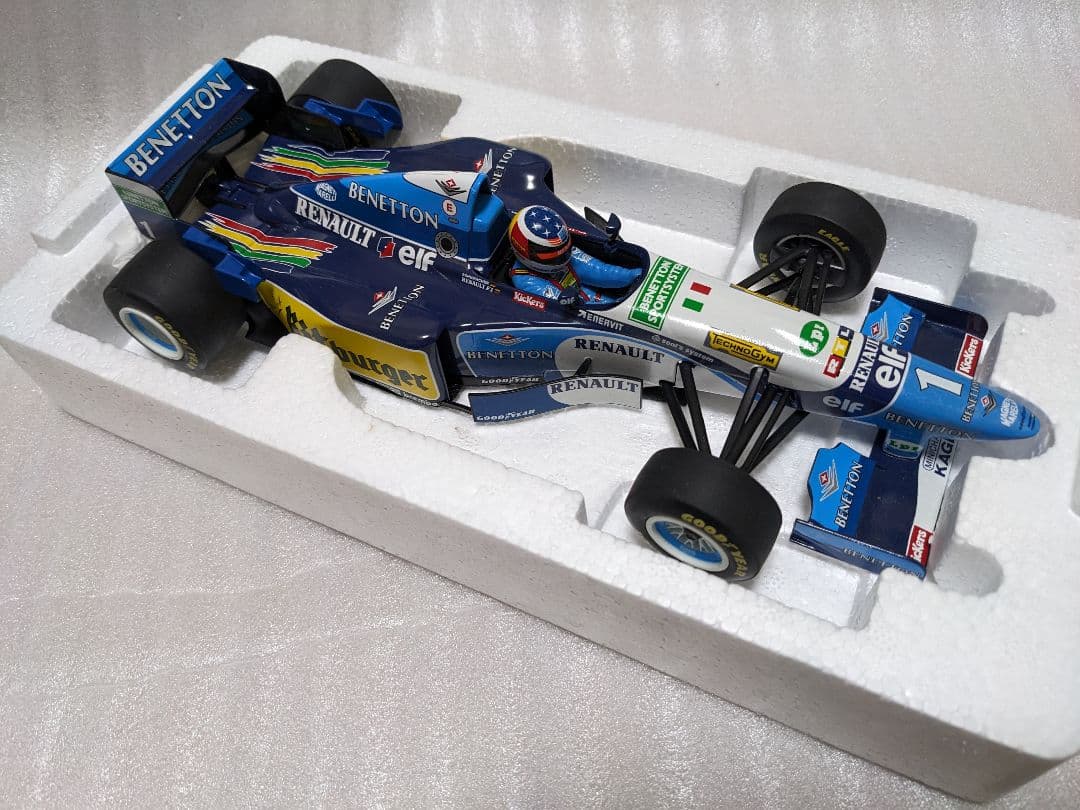 ミニカー MINICHAMPS BENETTON RENAULT B195 1/18