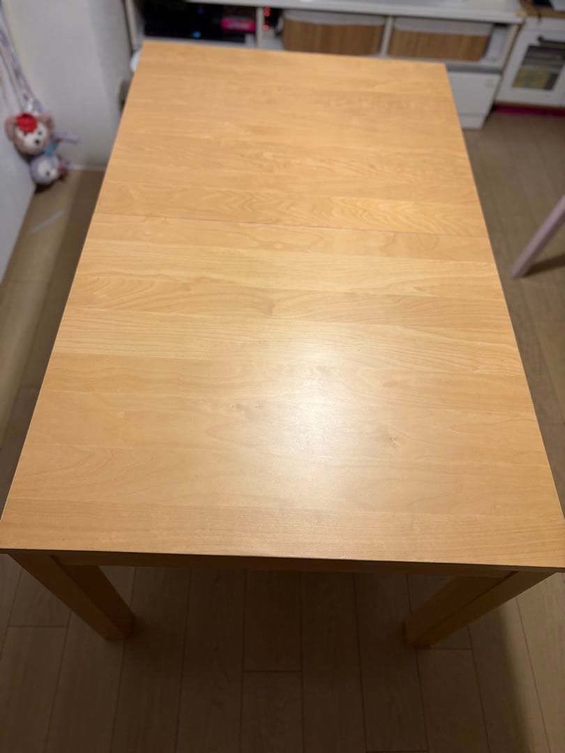 IKEA BJURSTA 伸縮可大型木製ダイニングテーブル