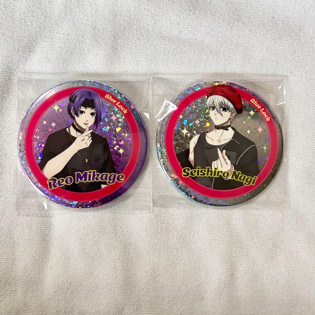 ブルーロック 御影玲王 凪誠士郎 ホログラム缶バッジ - メルカリ