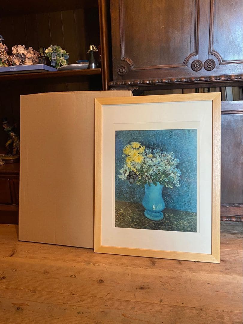 ヴィンセント ヴァン ゴッホ 額縁 インテリア 花の花瓶 - SARAMILLER