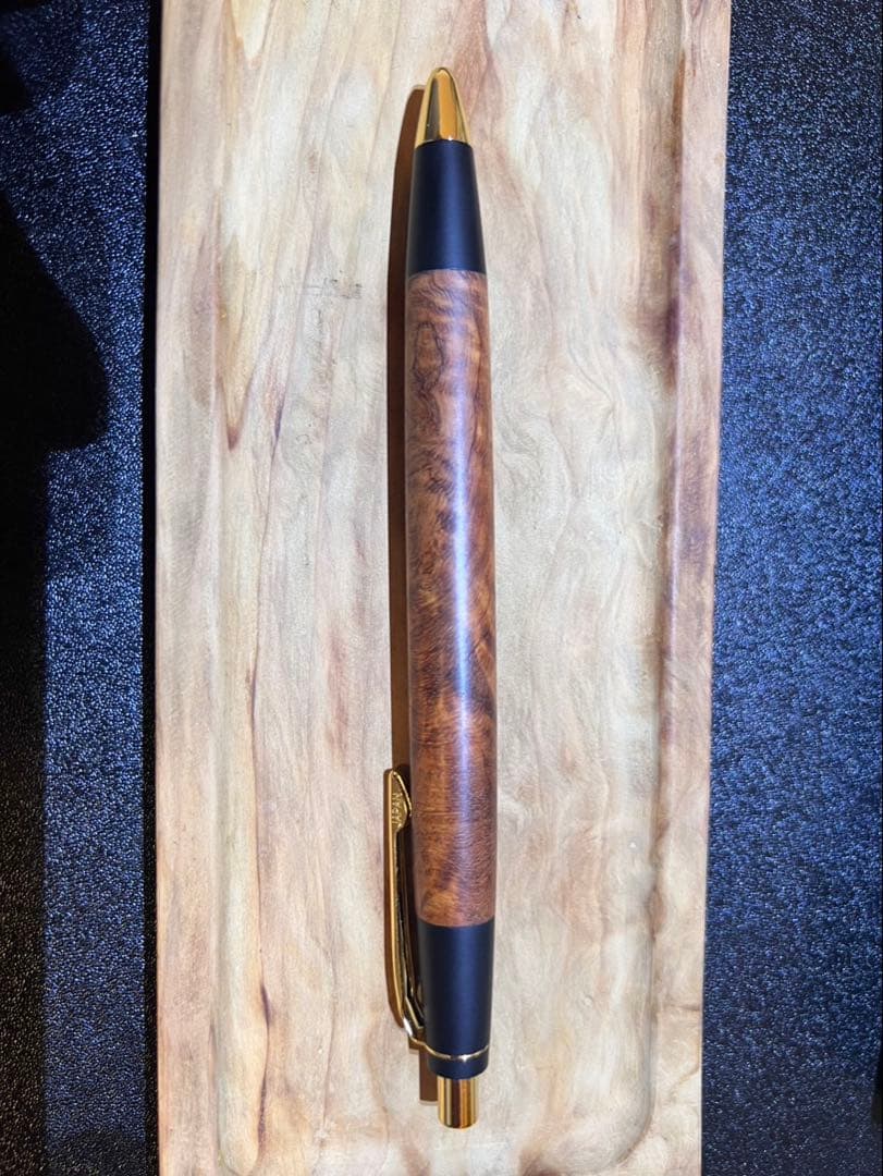 野原工芸シャープペンシル　花梨杢