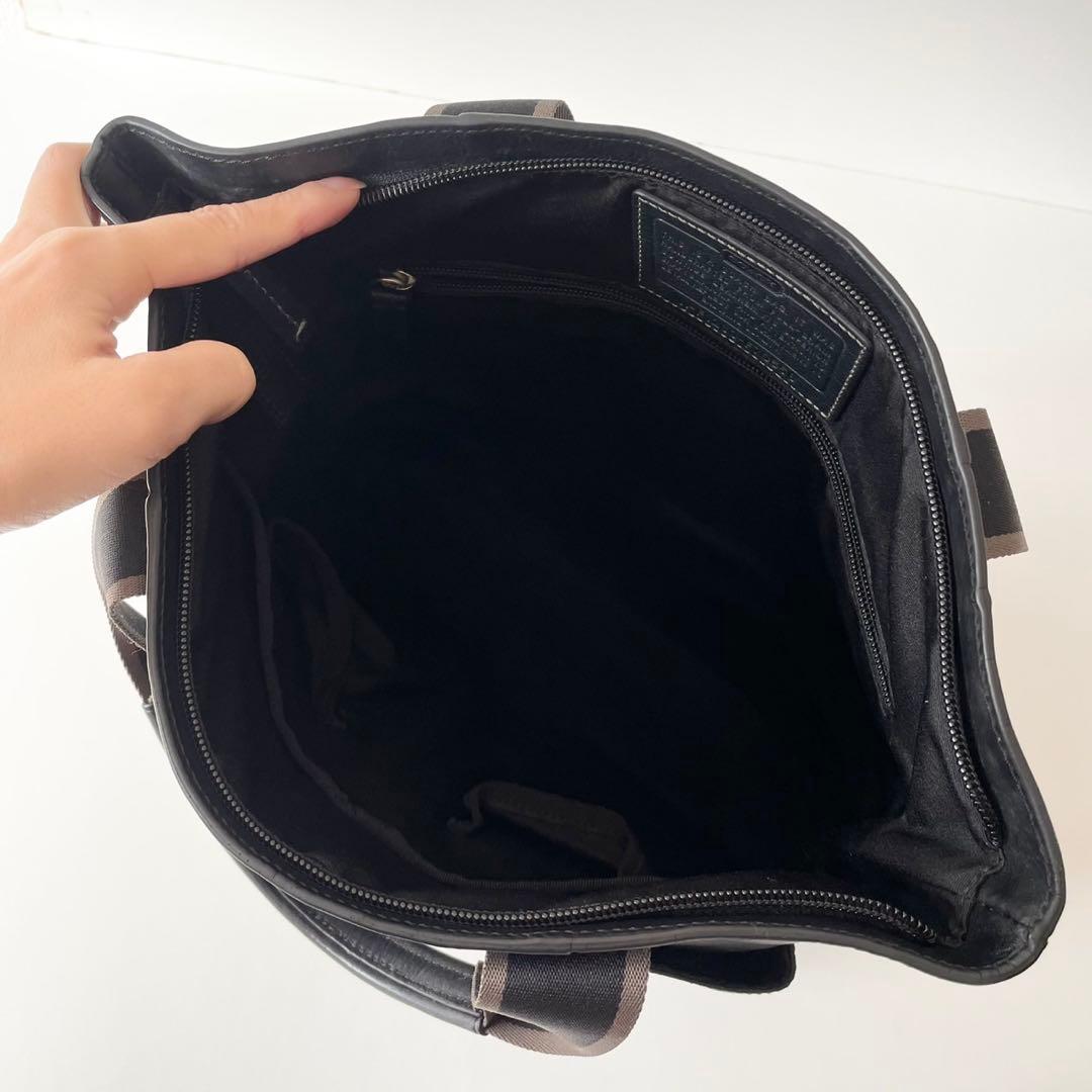 【極美品】COACH メンズ 2wayビジネスバッグ ヘリテージ 黒