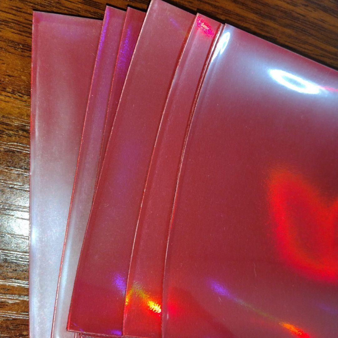 遊戯王 5D'sロゴ スリーブ 赤 99枚 中古品