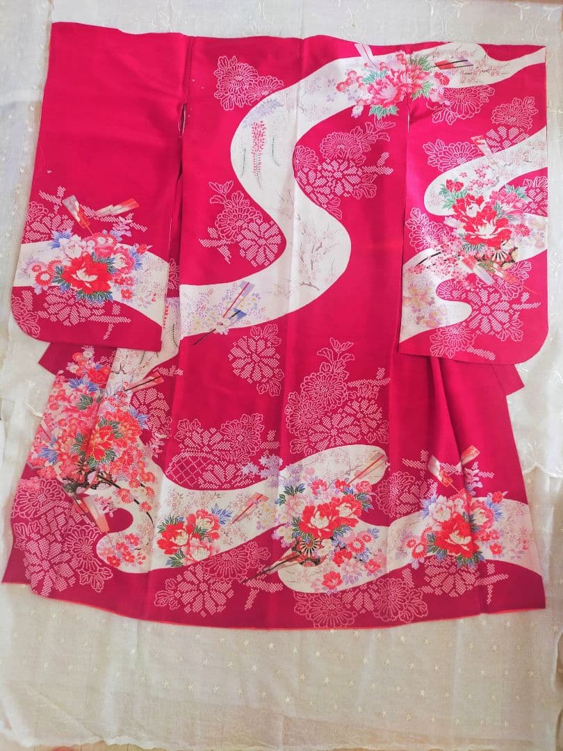 七五三　着物セット　帯　7歳女の子　8歳女の子　レトロ