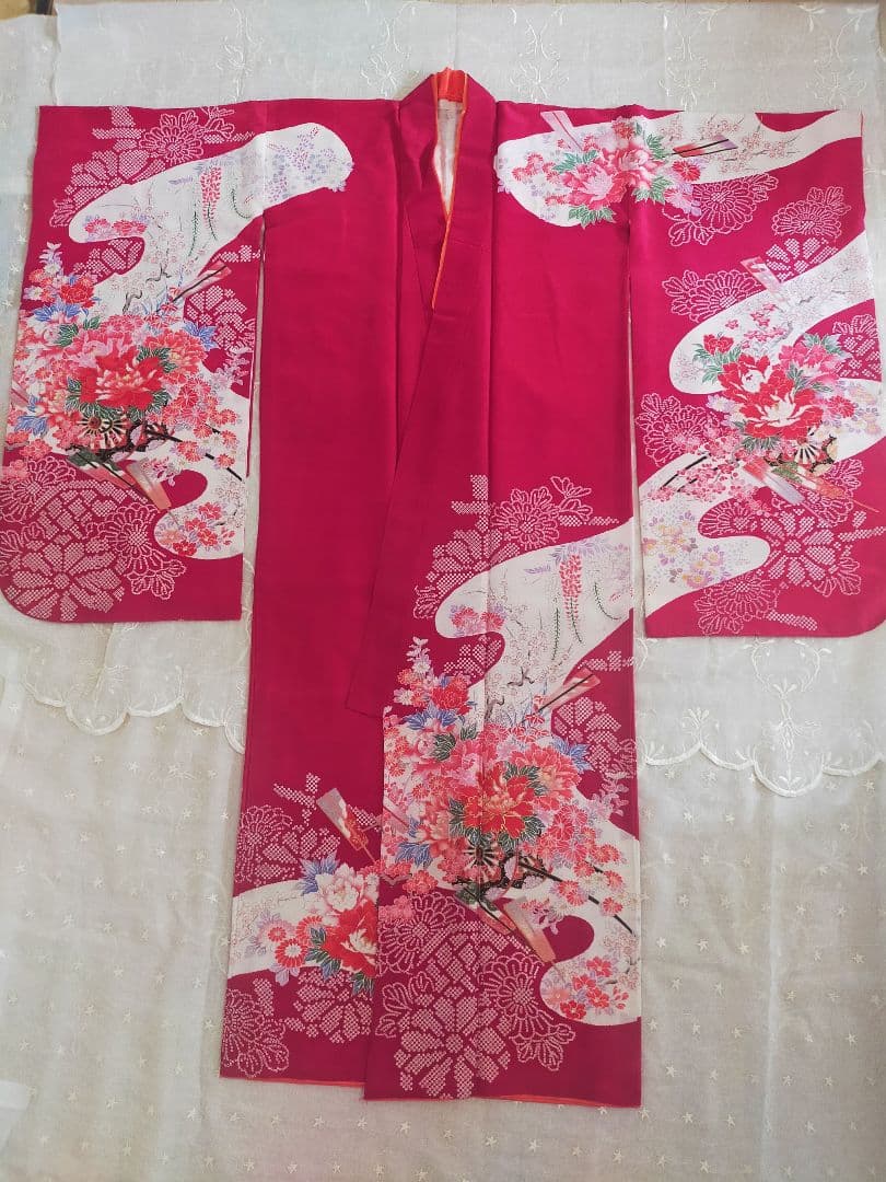 七五三　着物セット　帯　7歳女の子　8歳女の子　レトロ