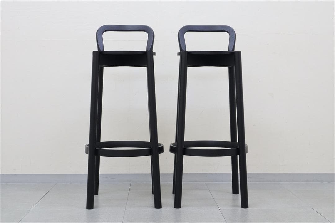 KNS カリモク ニュースタンダード キャストール バー スツール バックレスト