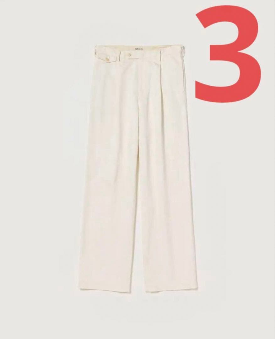 AURALEE オーラリー 25ss チノパン