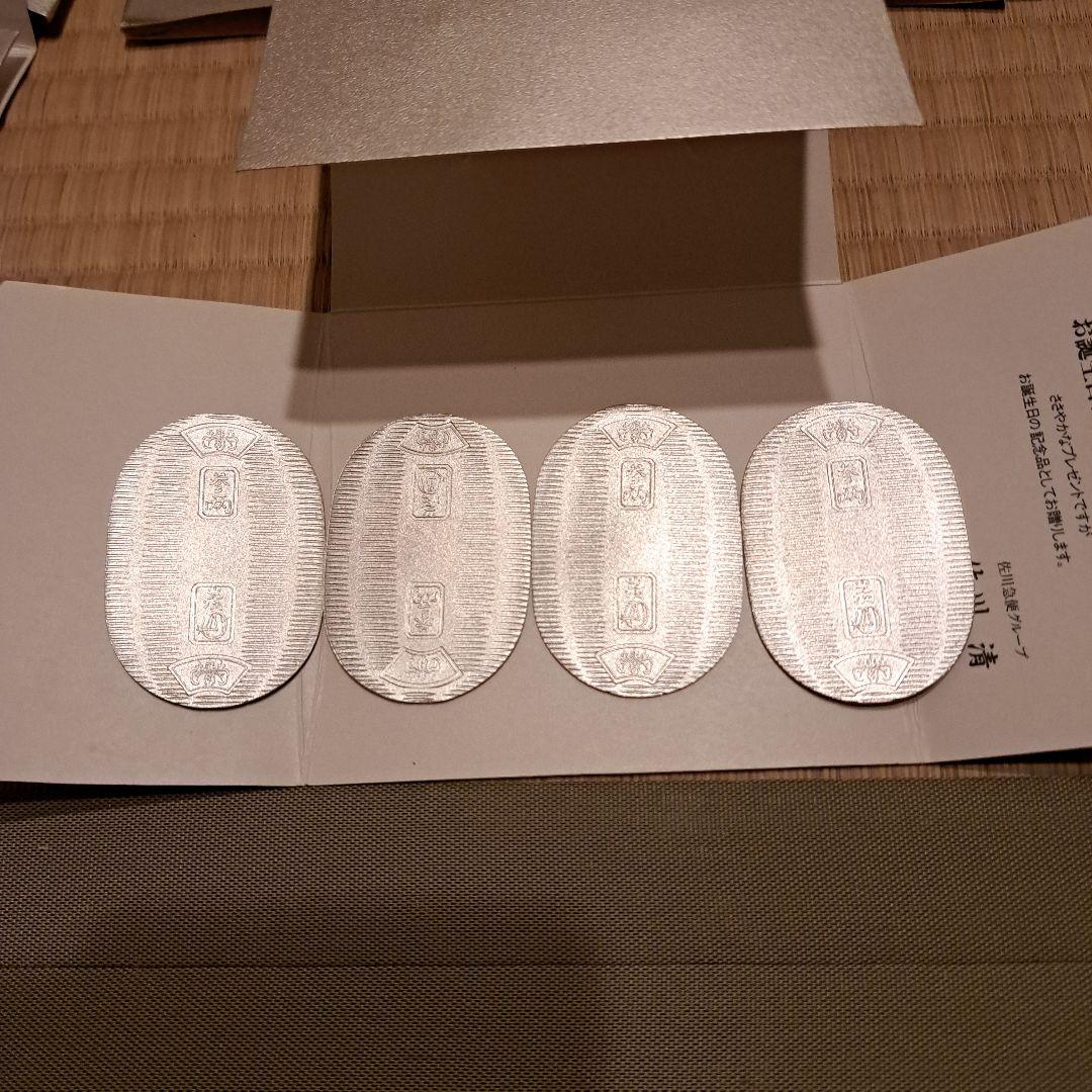 【非売品】　佐川急便　誕生日　純銀小判