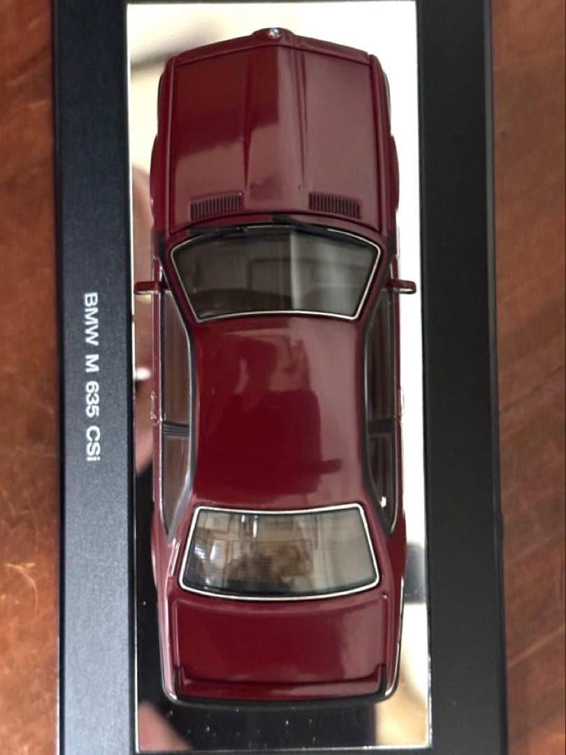BMW M 635 CSi ミニカー 1/43 バーガンディ