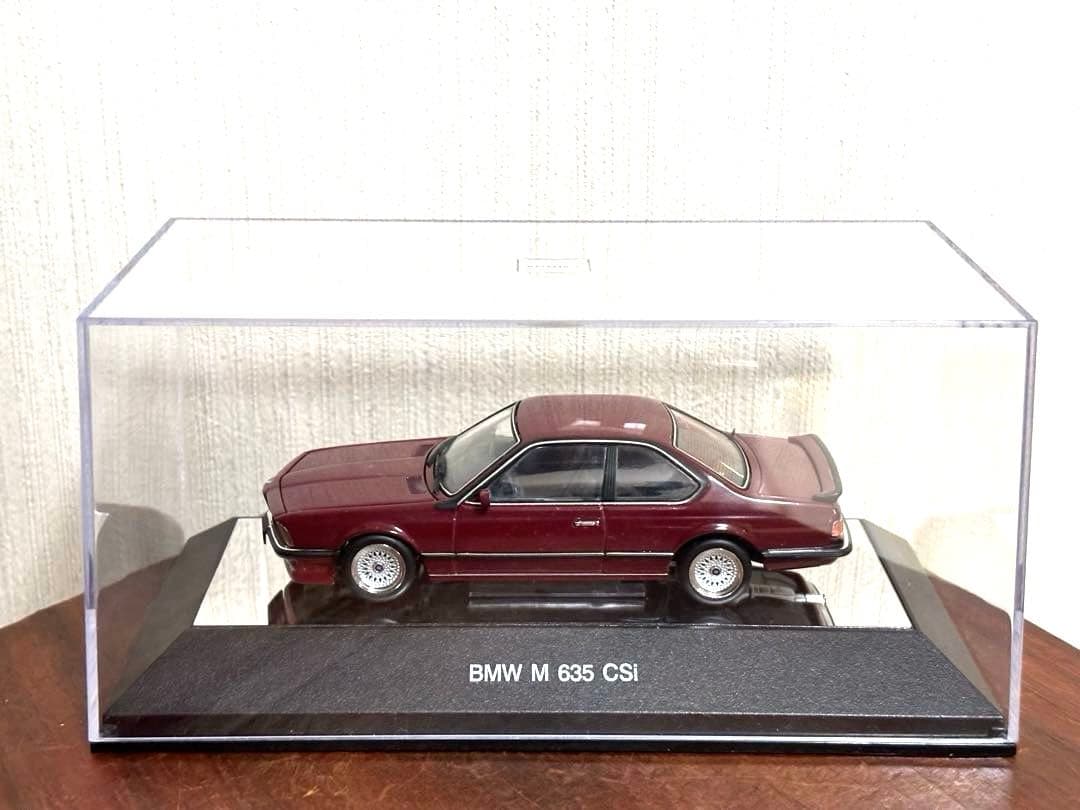 BMW M 635 CSi ミニカー 1/43 バーガンディ