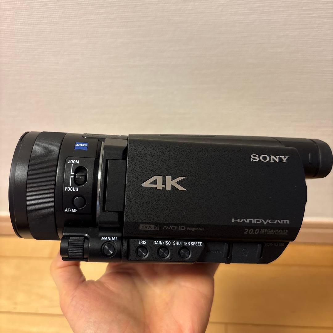 SONY HANDYCAM FDR-AX100 4Kビデオカメラ