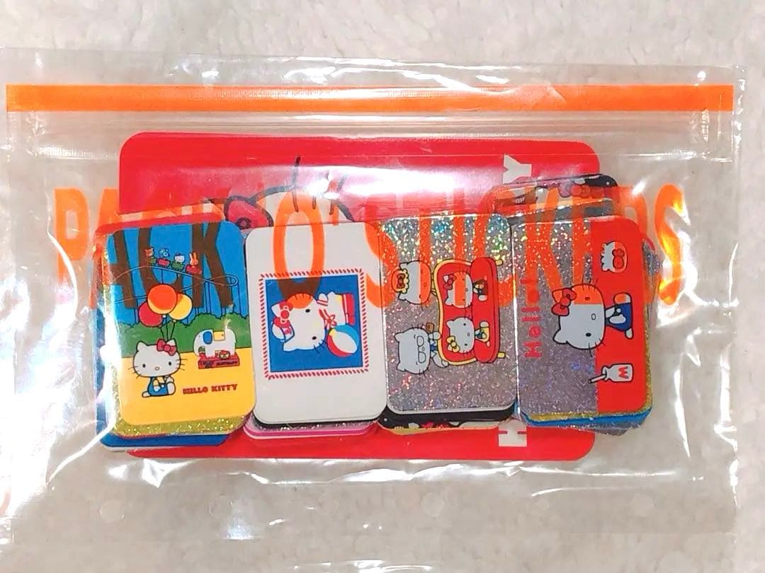 レア・新品未使用】2002年 ハローキティレトロシール パック 101ピース