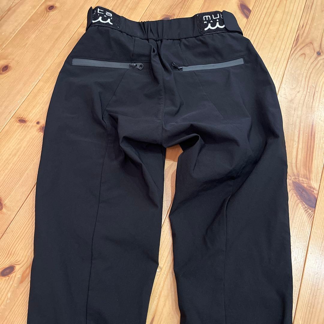 ムータマリン muta MARINE ジョガーパンツ ストレッチ 裾ジップ