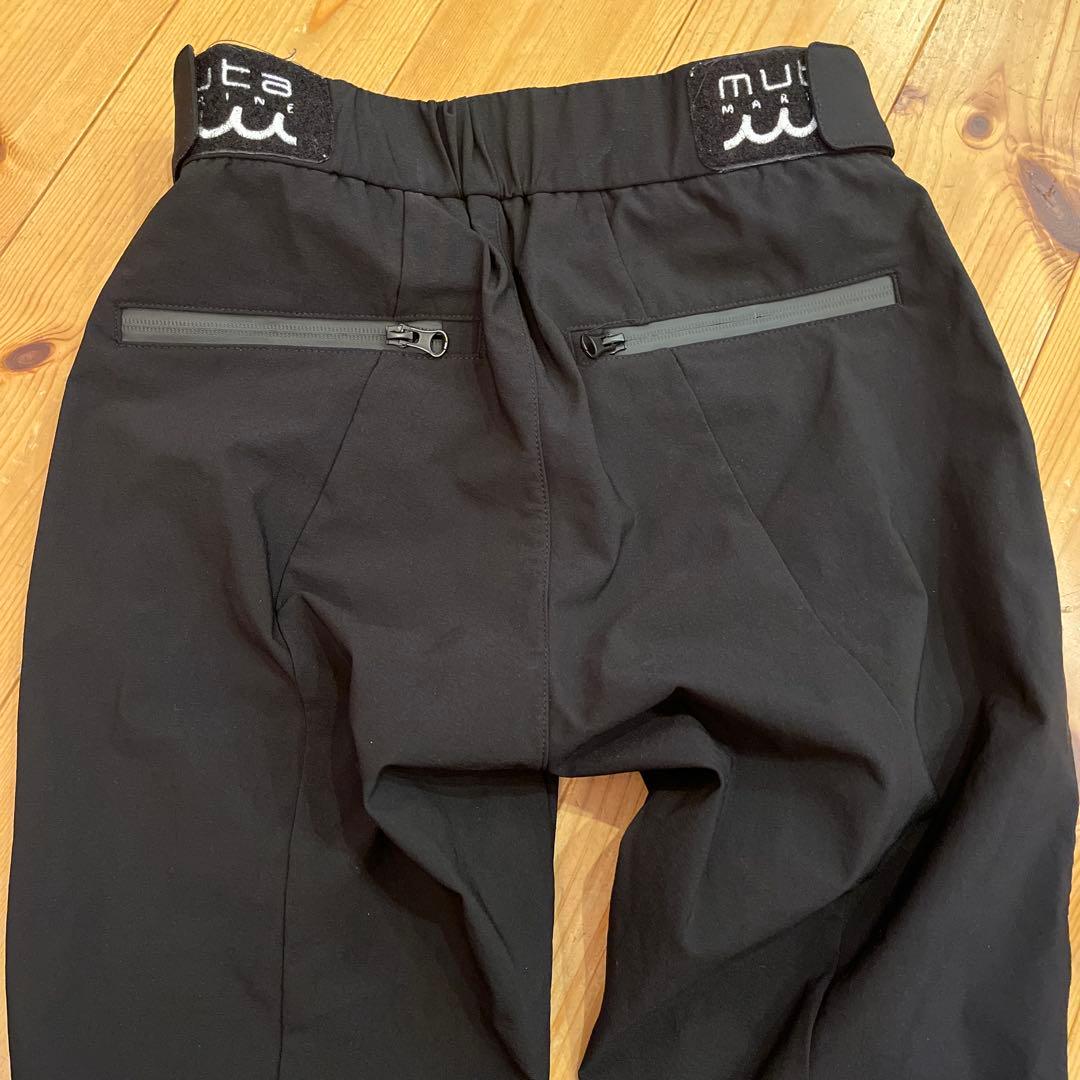 ムータマリン muta MARINE ジョガーパンツ ストレッチ 裾ジップ
