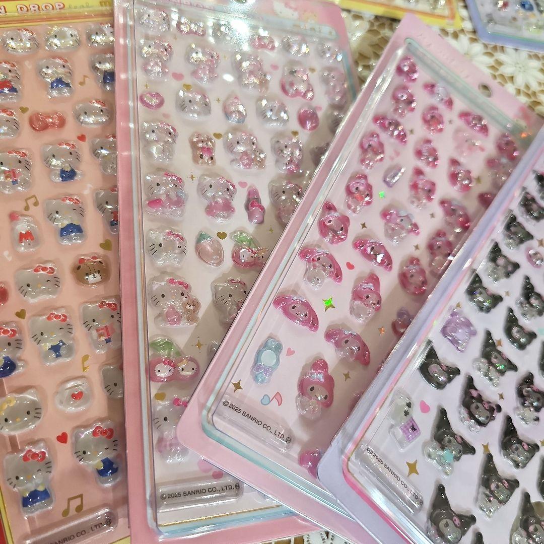 正規品　ボンボンドロップシール サンリオ ミニ 8種 コンプリート即日発送