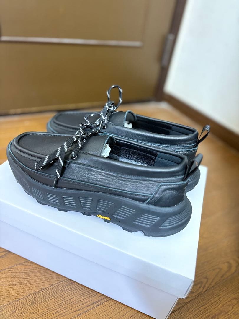 【OPENING ACT】 VIBRAMソールリアルレザーモカシンスニーカー