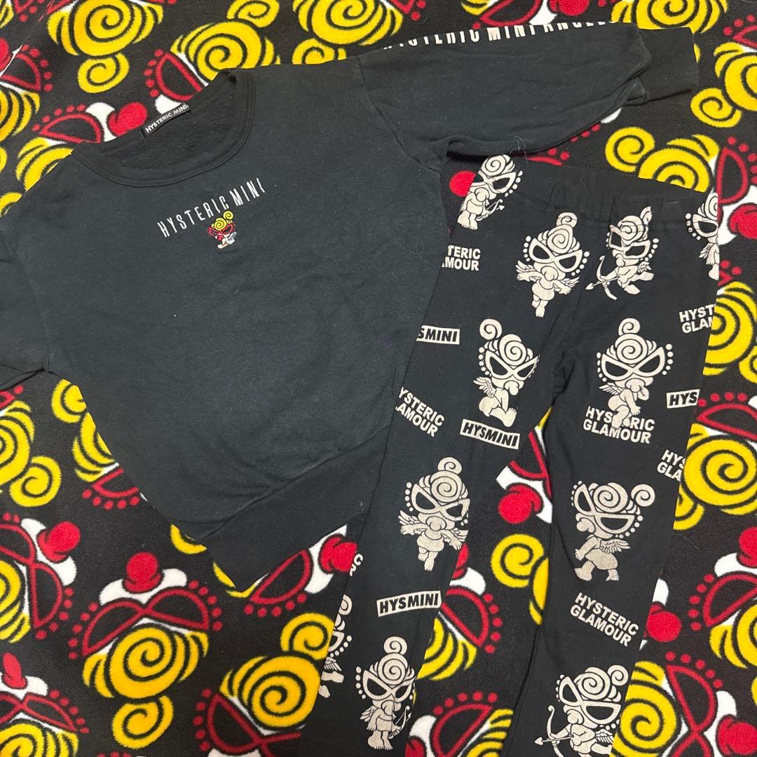 HYSTERIC MINI裏起毛トレーナーとレギンスセット