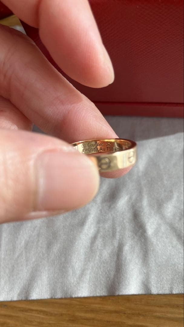 Cartier ゴールドリング ダイヤ