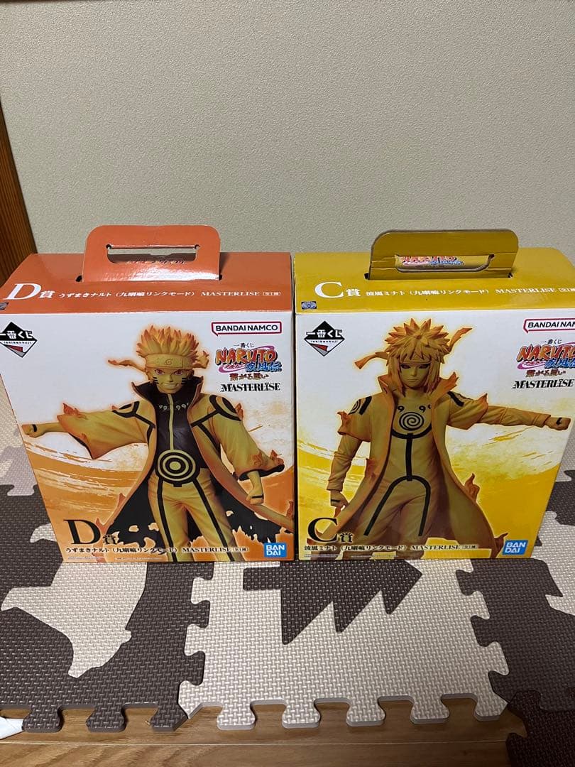 NARUTOナルト 一番くじ フィギュア ナルト ミナト セット