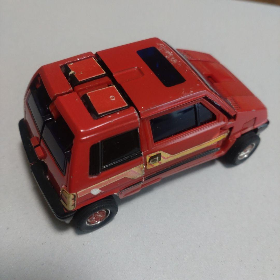 ダイアクロン カーロボット No.9 ホンダ・シティターボ 赤 旧タカラ