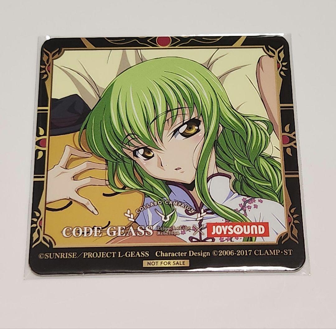 コードギアス反逆のルルーシュ JOYSOUND コースター C.C. コードギアス