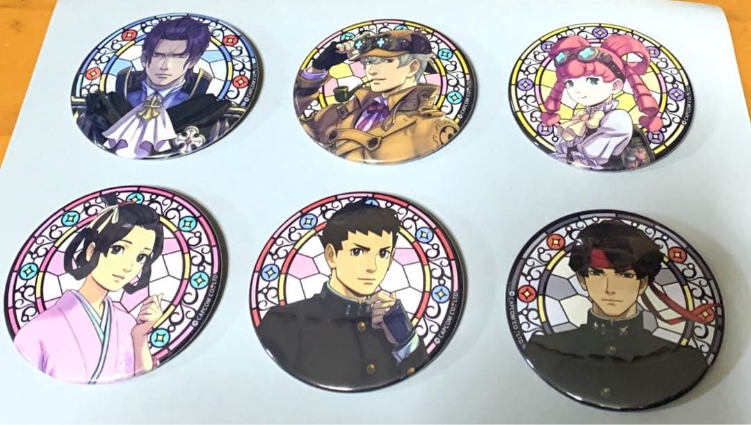 大逆転裁判 アイリス・ワトソン 缶バッジ アトフェス 大逆転裁判