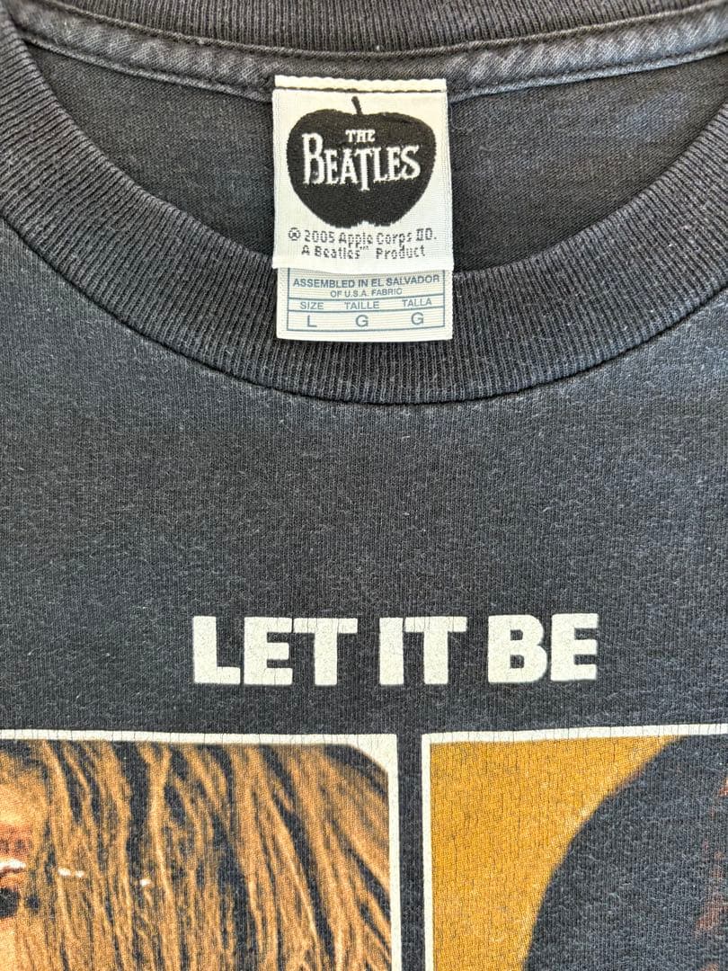 THE BEATLES LET IT BE Tシャツ Lサイズヴィンテージ