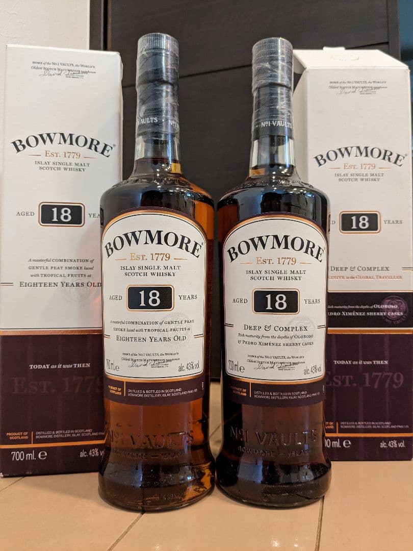 BOWMORE ボウモア ディープ＆コンプレックス 18年 アイラ