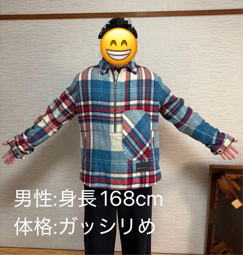 WE11DONE チェックウールアウター S 正規品 裏地付き