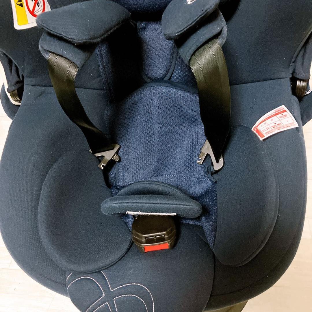 エールべべ クルット5 Oui ISOFIX ネイビー チャイルドシート 新生児