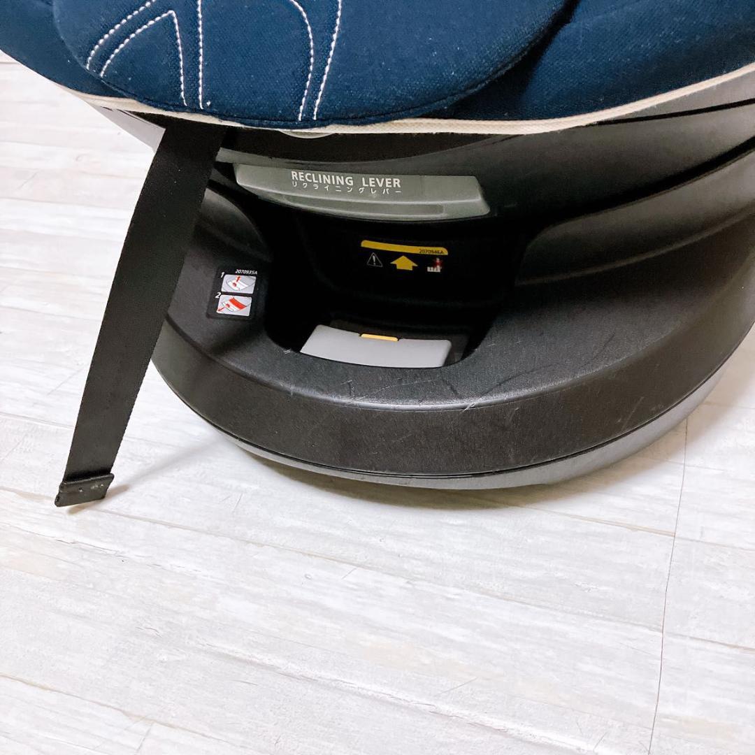 エールべべ クルット5 Oui ISOFIX ネイビー チャイルドシート 新生児