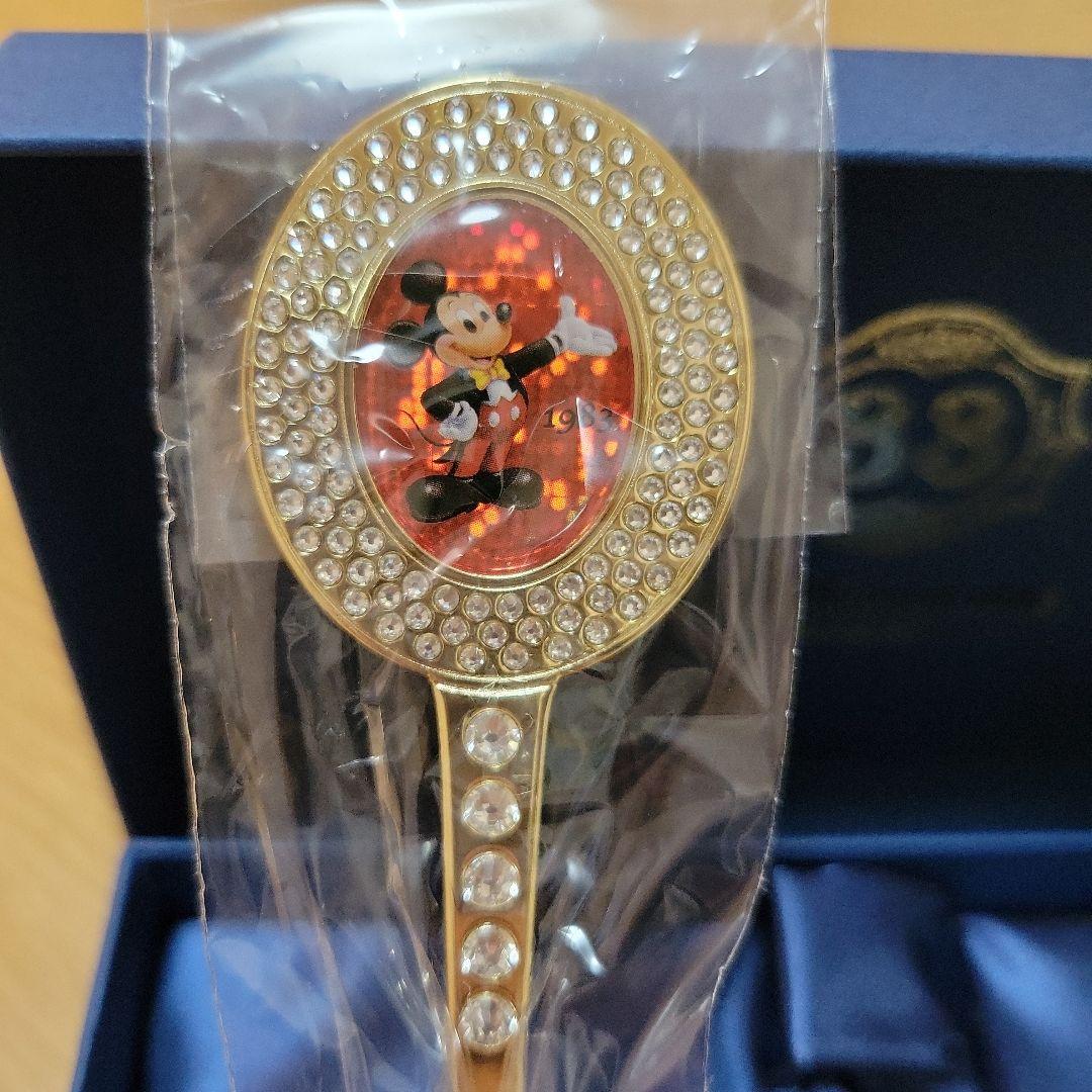 新品未使用】ディズニーランドCLUB33 30周年限定ペアスプーン ゴールド