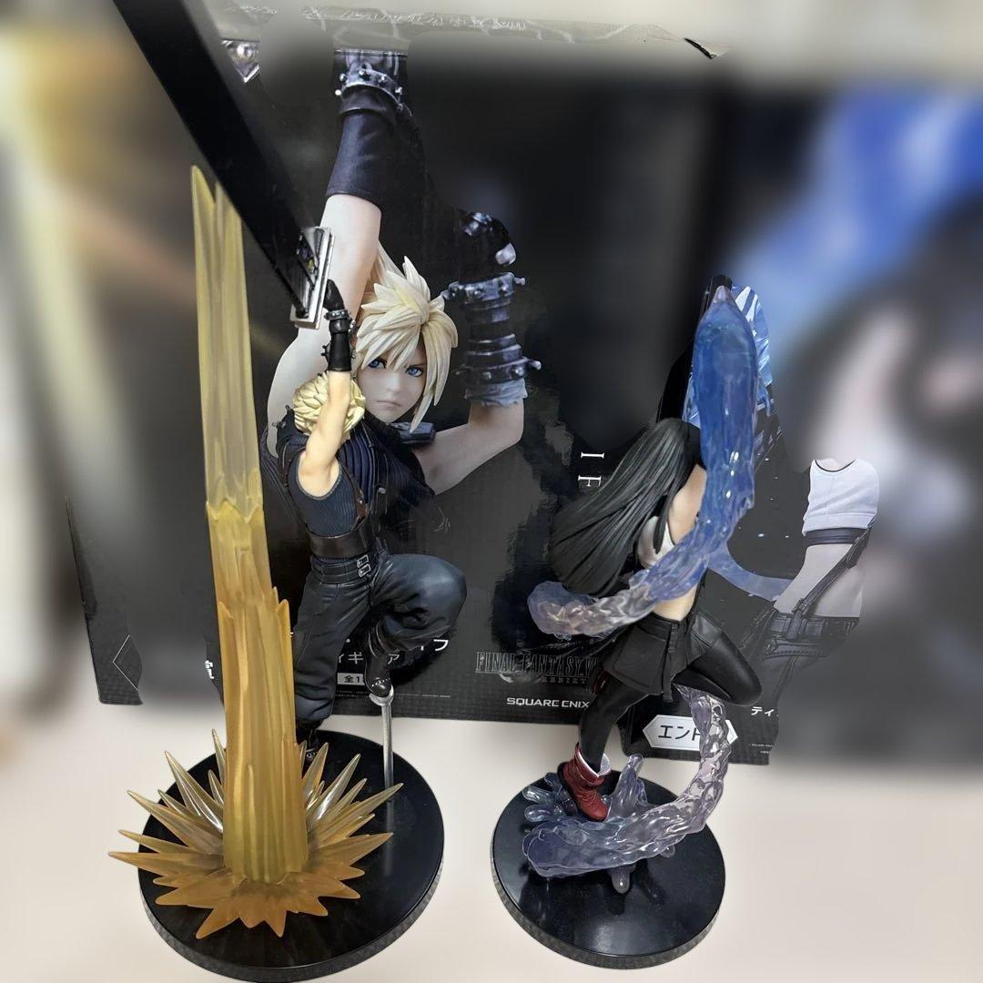 開封品 FF7 一番くじA賞クラウドとラストワン賞ティファ