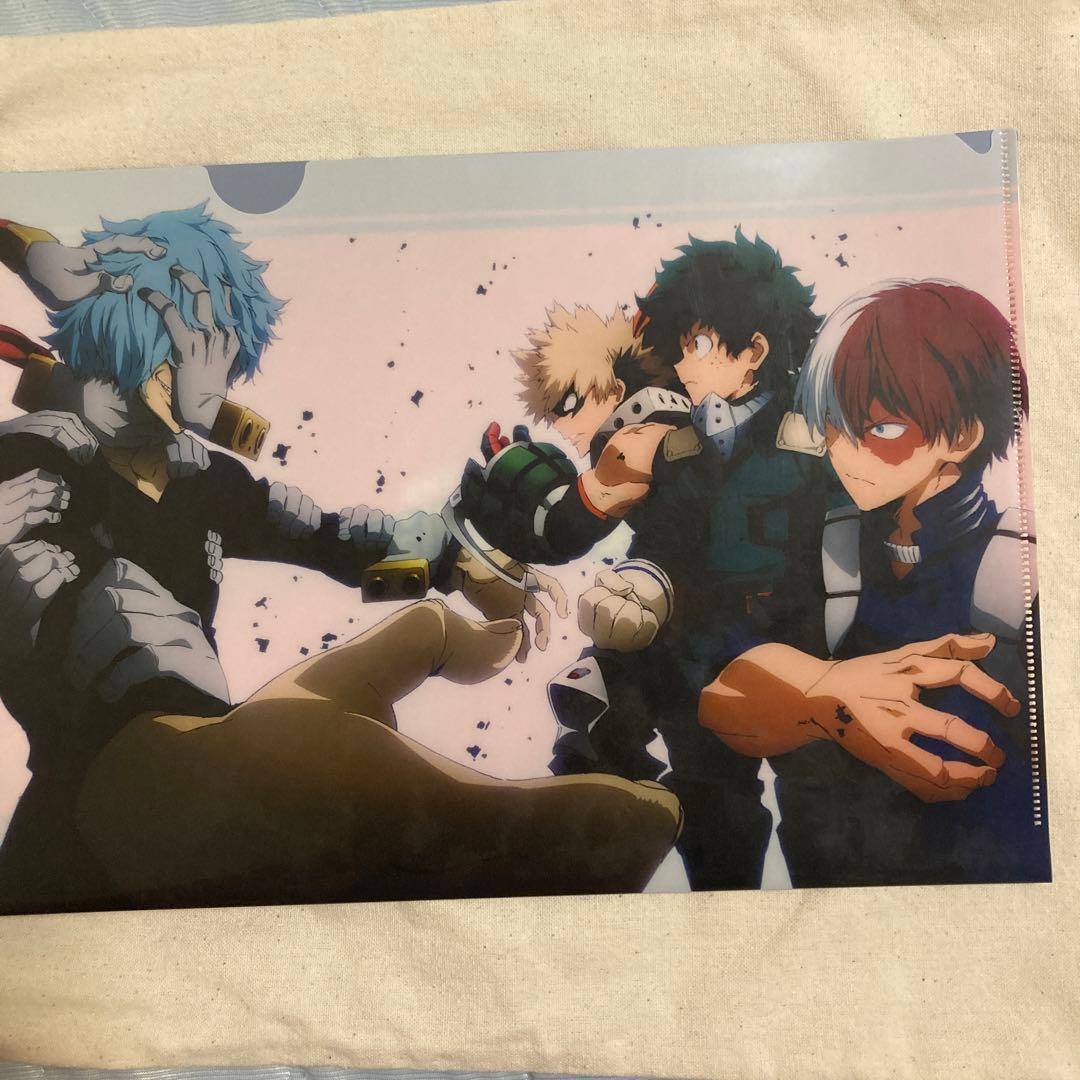 僕のヒーローアカデミア ヒロアカ 下敷き 十傑 クリアファイル 緑谷 爆