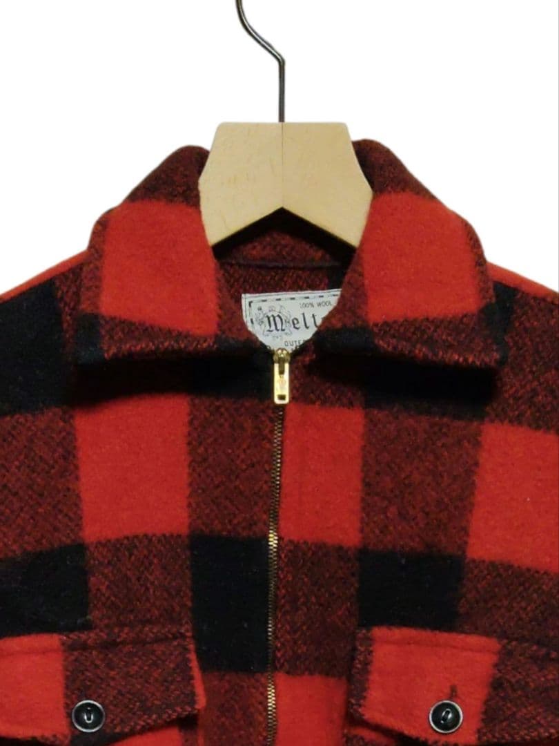 h*p様 1970年代ヴィンテージ MELTON メルトン バッファローチェック