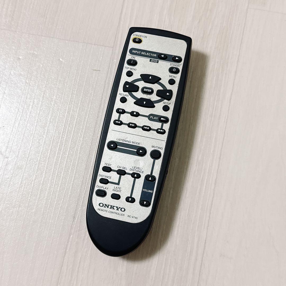 ONKYO リモコン RC-474S ミニコンポ DHT-L1用 ED-L1等 - メルカリ
