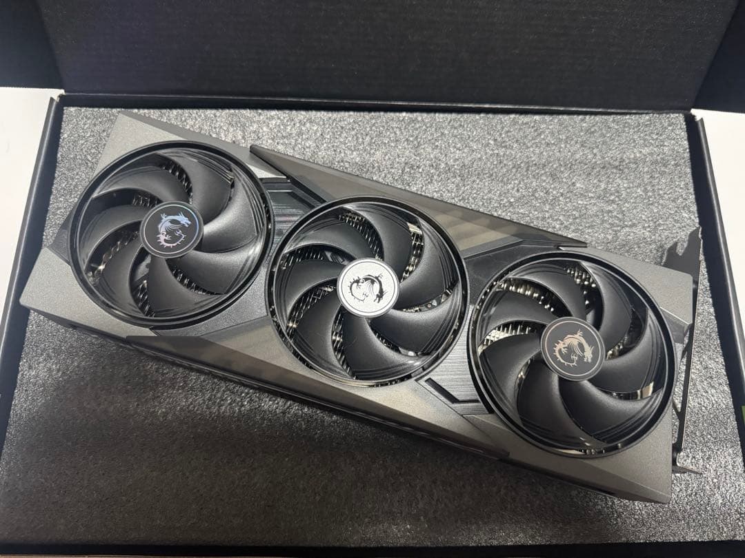 極美品】MSI RTX5060Ti 16GB nVIDIA 数時間のみ使用 MSI GeForce RTX