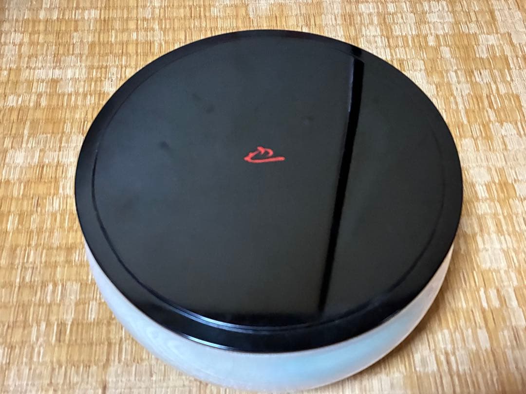 茶道具 ガラス 平水指 花押 永田宗伴書付 共箱 表千家 茶道具 ガラス 平水