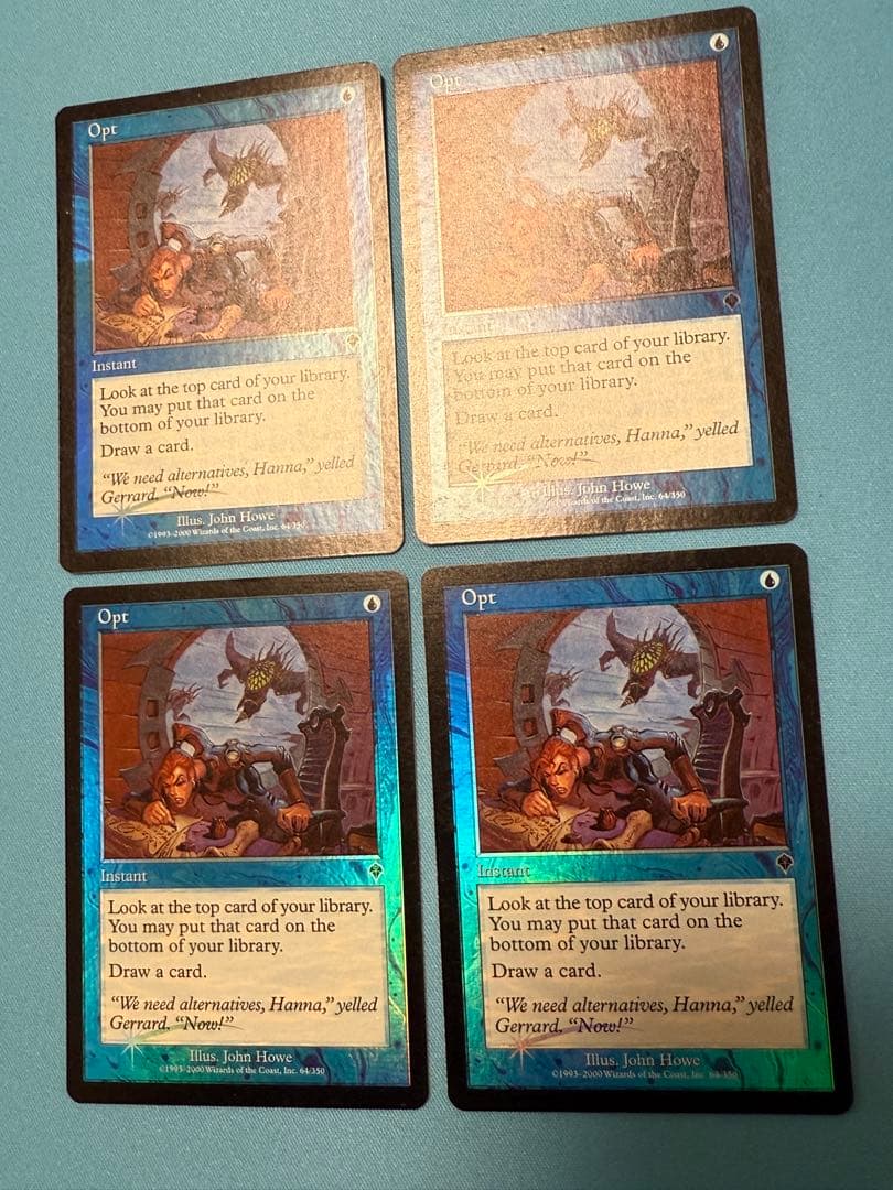 選択　NEM 英語foil 4枚セット