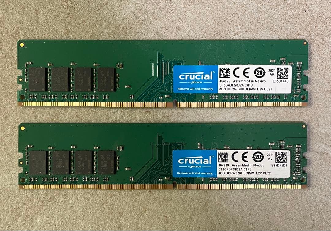 メモリー Crucial DDR4-3200 8GBx2 16GB Amazon | Crucial デスクトップ用増設メモリ 16GB(8GBx2枚) DDR4