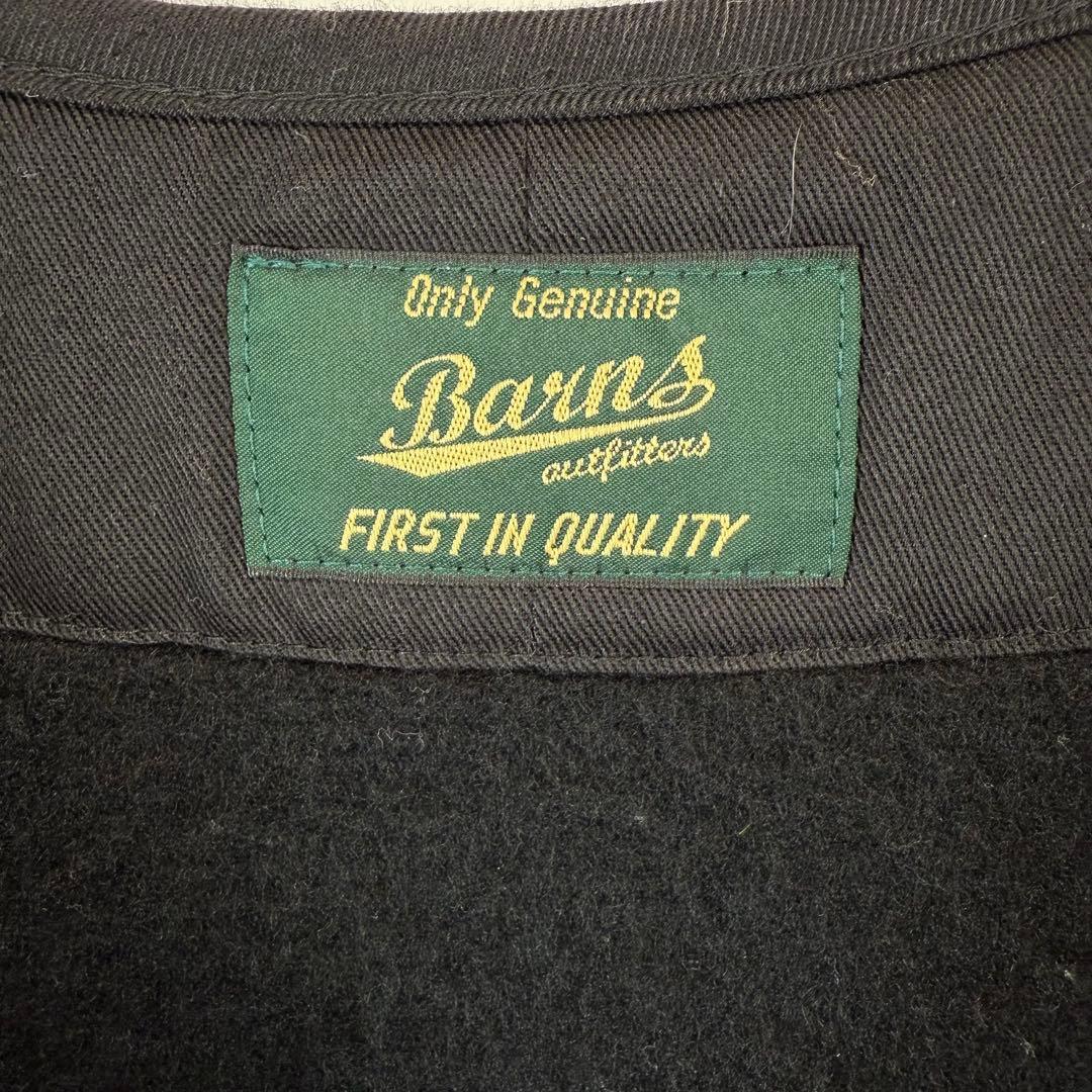 バーンズアウトフィッターズ ゴマシオベスト BARNS サイズL 内側起毛生地