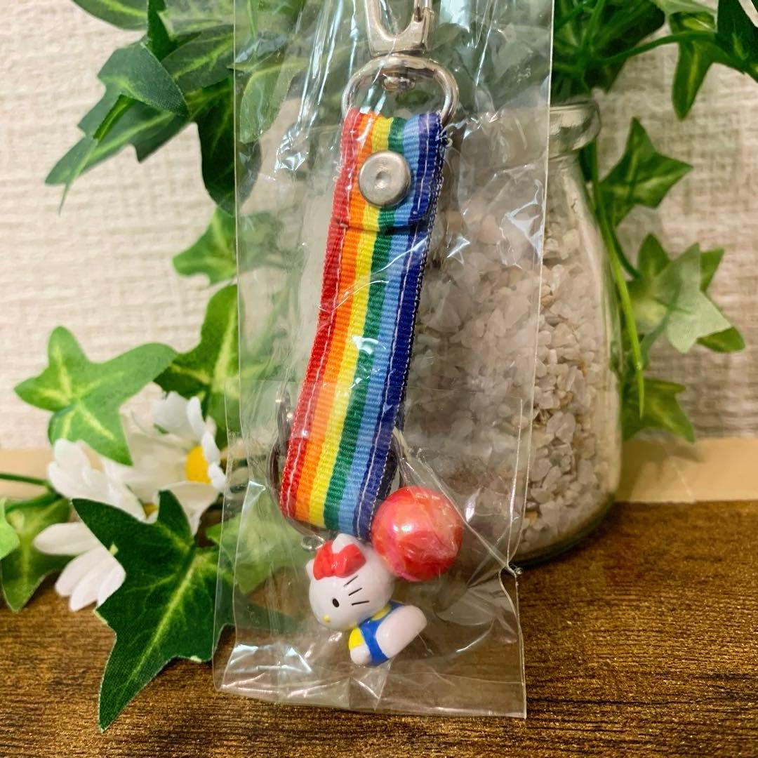 ★激レア★サンリオ　ハローキティ リンゴ　レインボーキーホルダー　2001年製