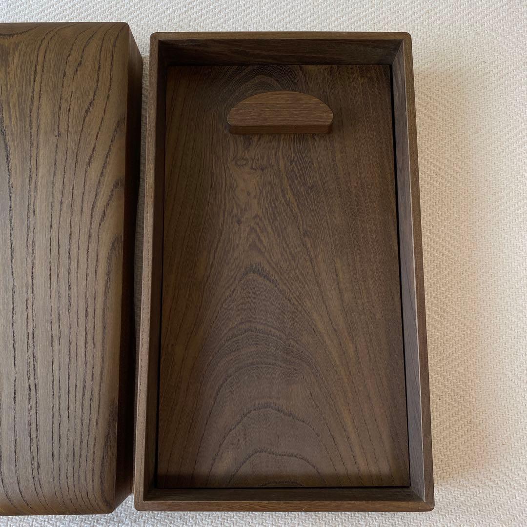 ③ 千年の神代銘木箱 発掘古代木 数珠 念珠箱 トンボ玉用宝箱