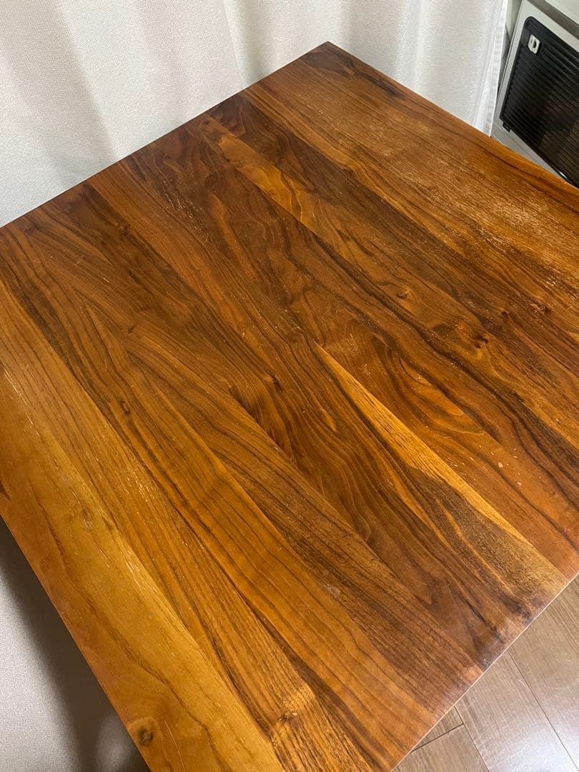 ［廃盤・稀少・送料込］無印良品　無垢材テーブル　ウォールナット　幅８０ｃｍ
