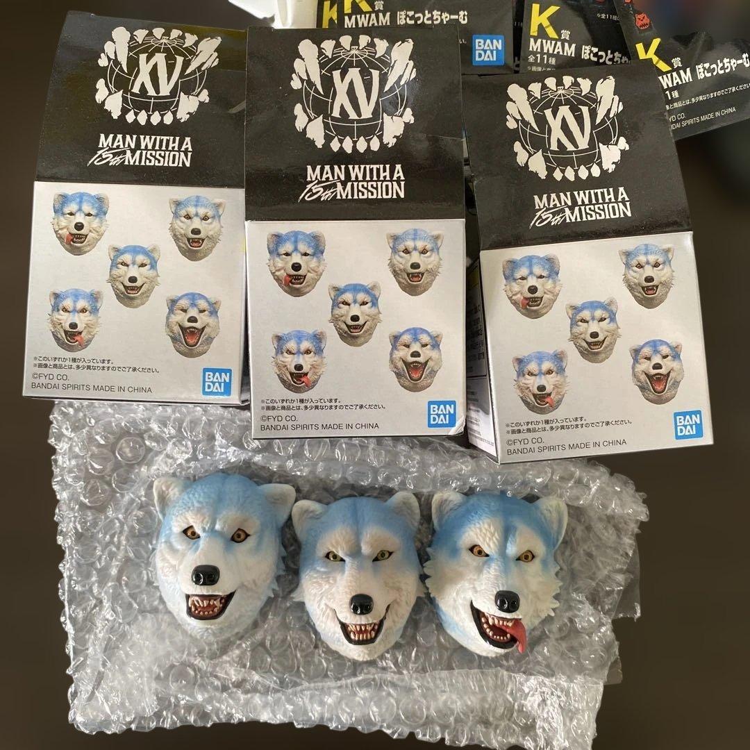 ら*ん様 MAN WITH A MISSION 一番くじH賞フェイスマグネット3 一番くじ MAN WITH A MISSION H賞 フェイスマグネット 3種 - メルカリ