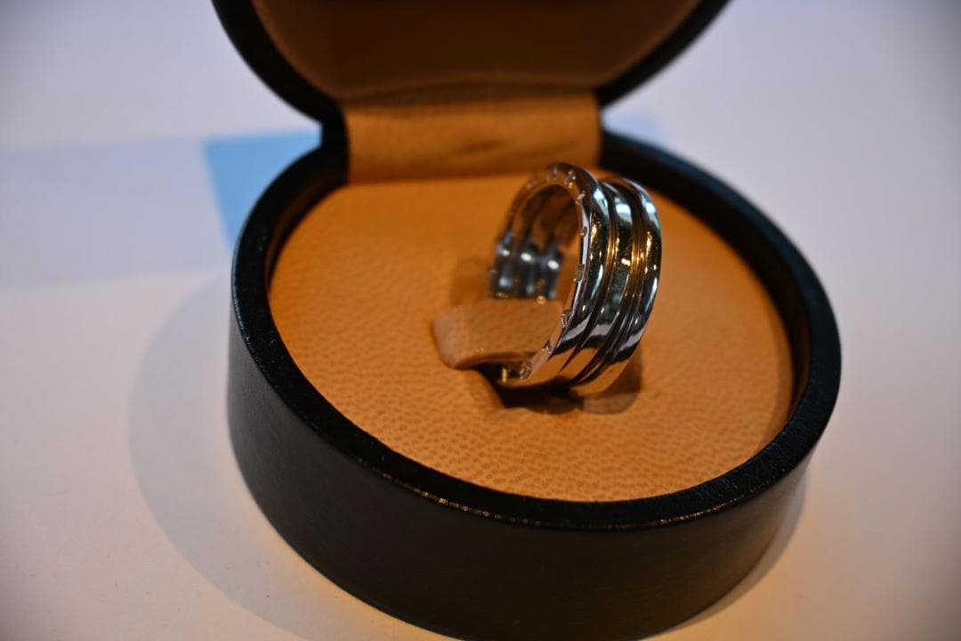 【1/30まで】ブルガリ リング ビーゼロワン B-zero1　ホワイトゴールド