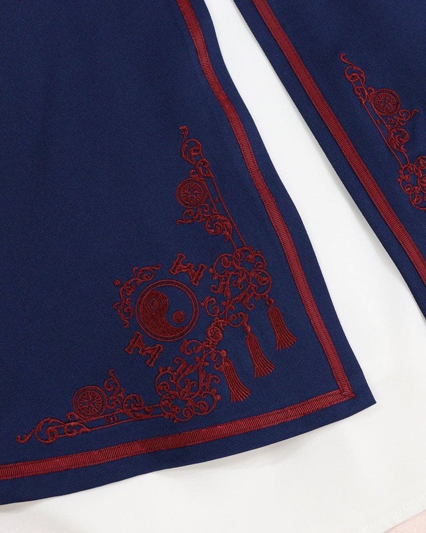 新品タグ付き Oriental Tiles チャイナブラウス スカート